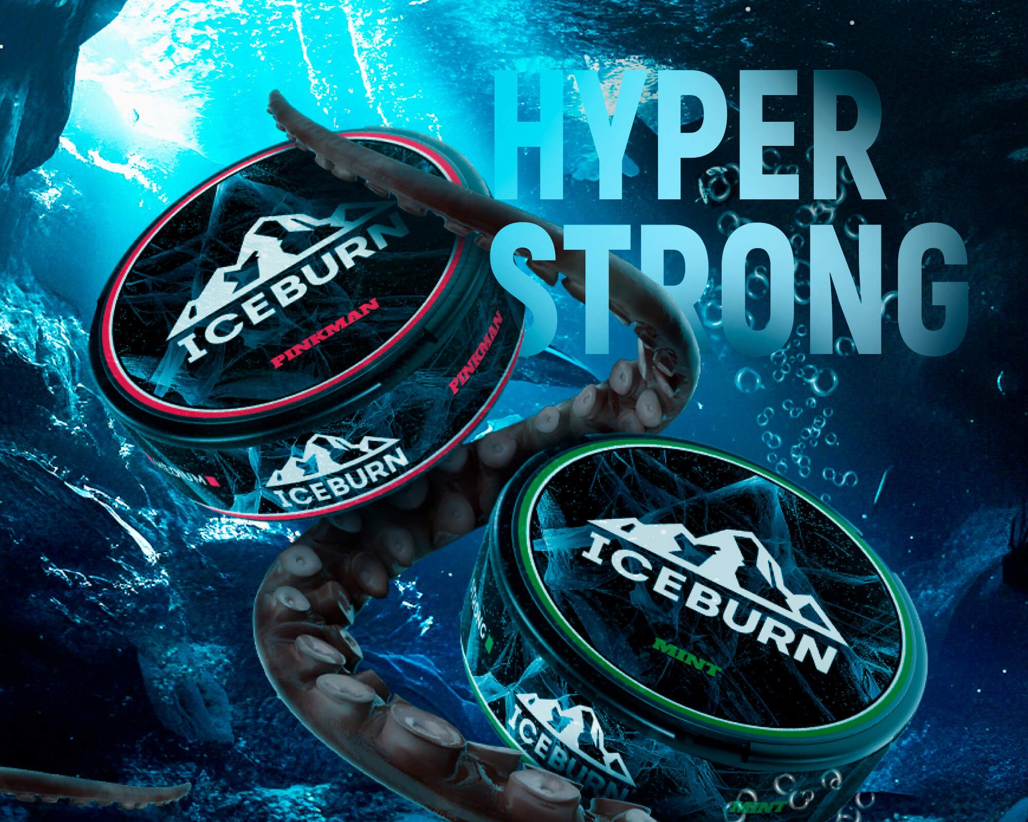 Промо-взрыв для бренда жевательного табака Iceburn